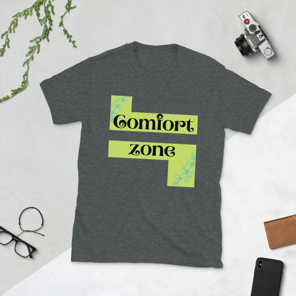 Comfort Zone-Short-Sleeve Unisex T-Shirt by Co-Tesh