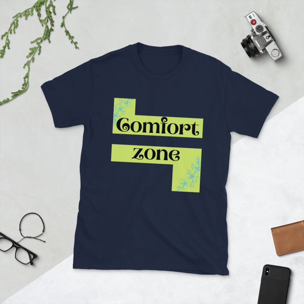Comfort Zone-Short-Sleeve Unisex T-Shirt by Co-Tesh