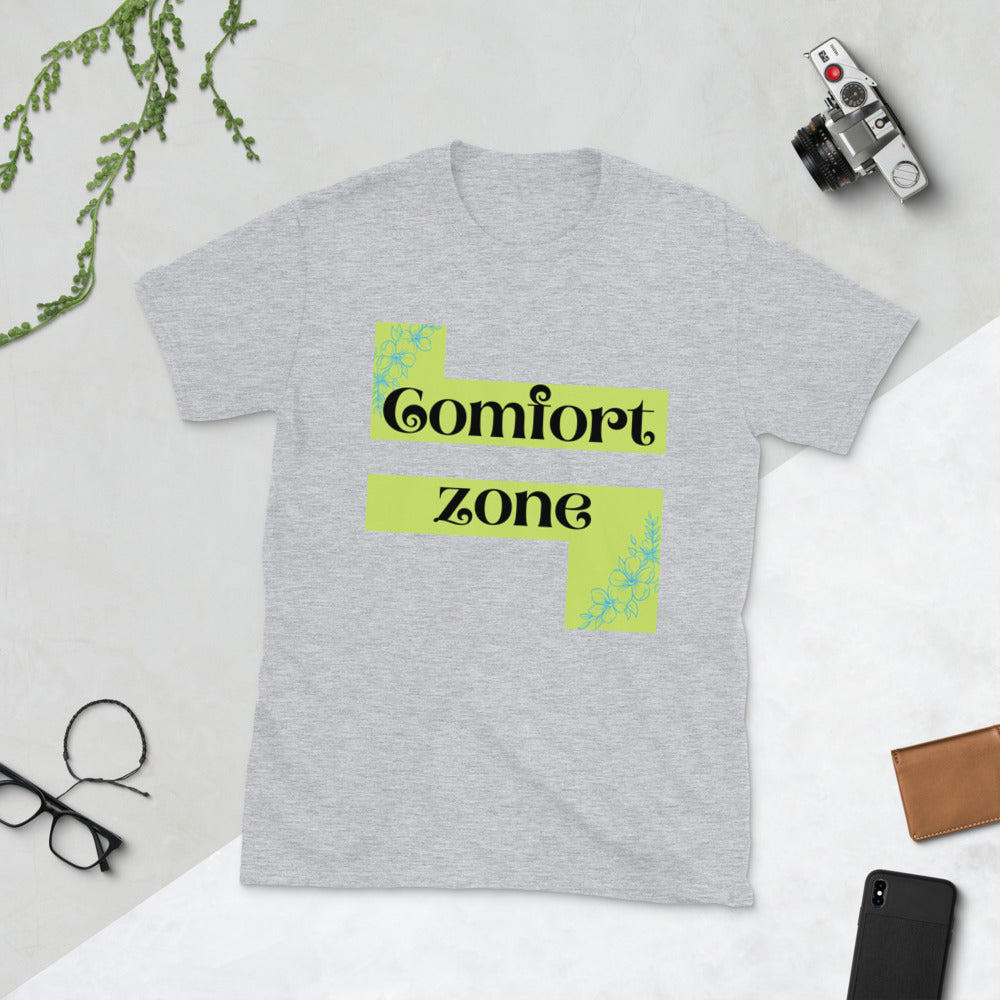 Comfort Zone-Short-Sleeve Unisex T-Shirt by Co-Tesh