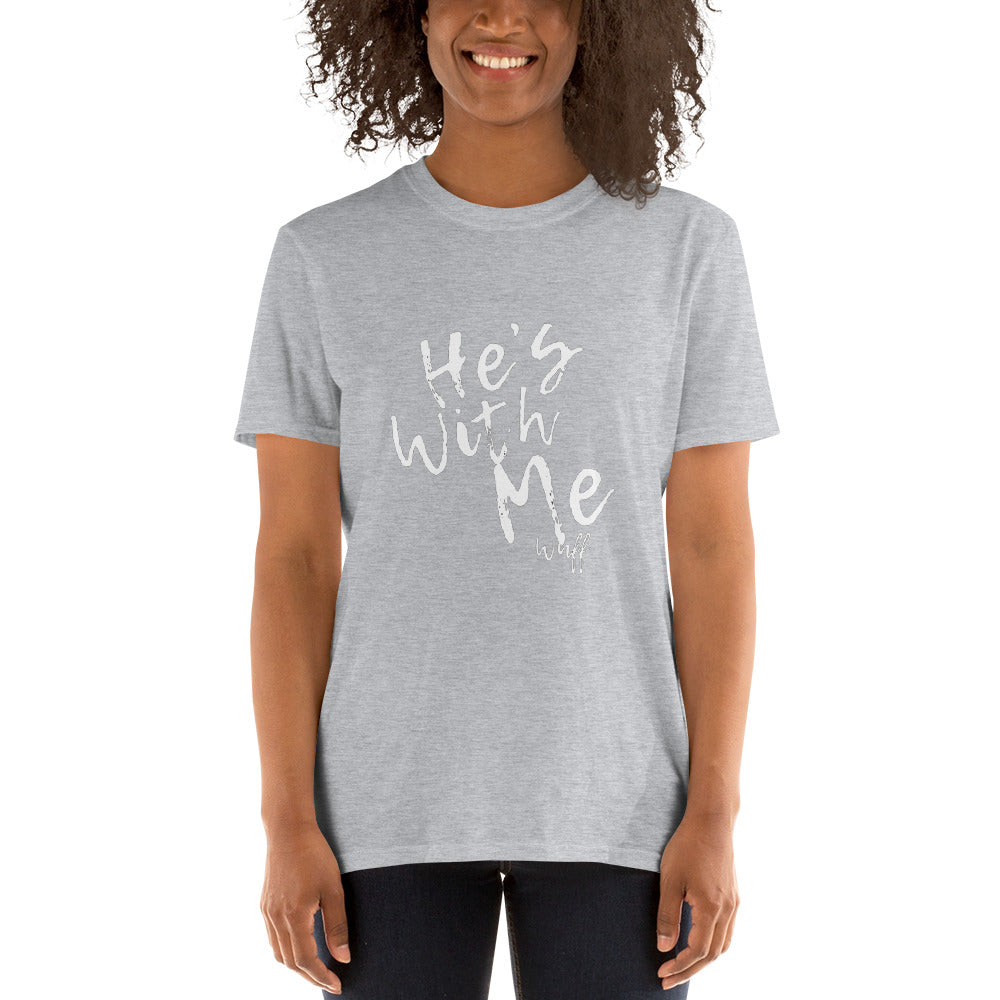 He's With Me/Wuff-Short-Sleeve Unisex T-Shirt by Co-Tesh