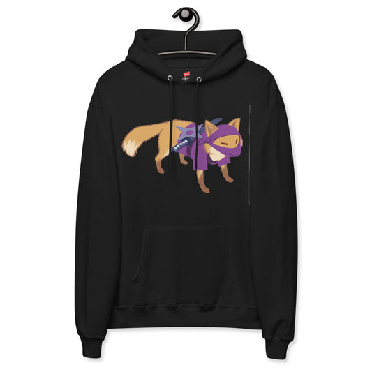 Fox Purple Unisex fleece hoodie