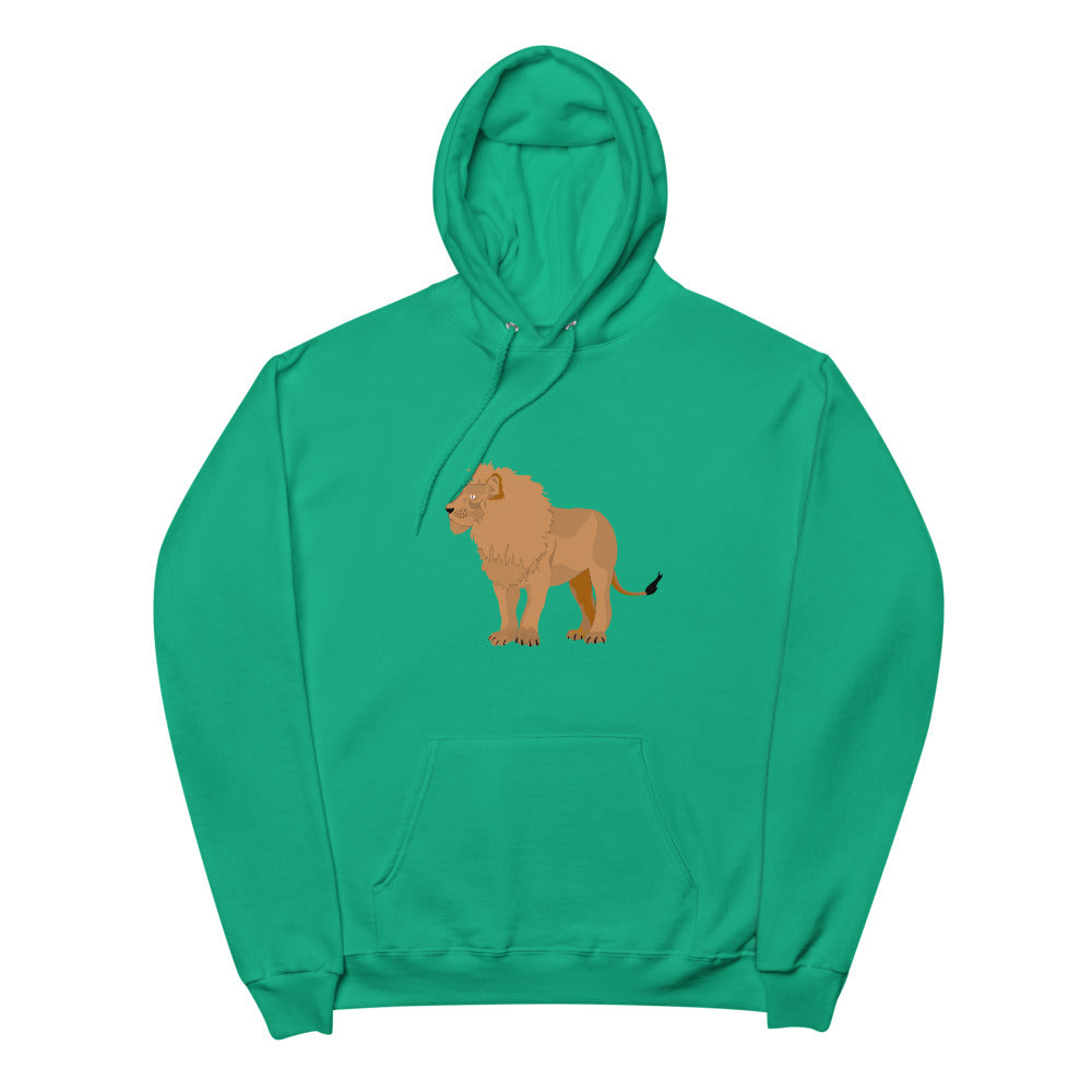 lion Unisex fleece hoodie