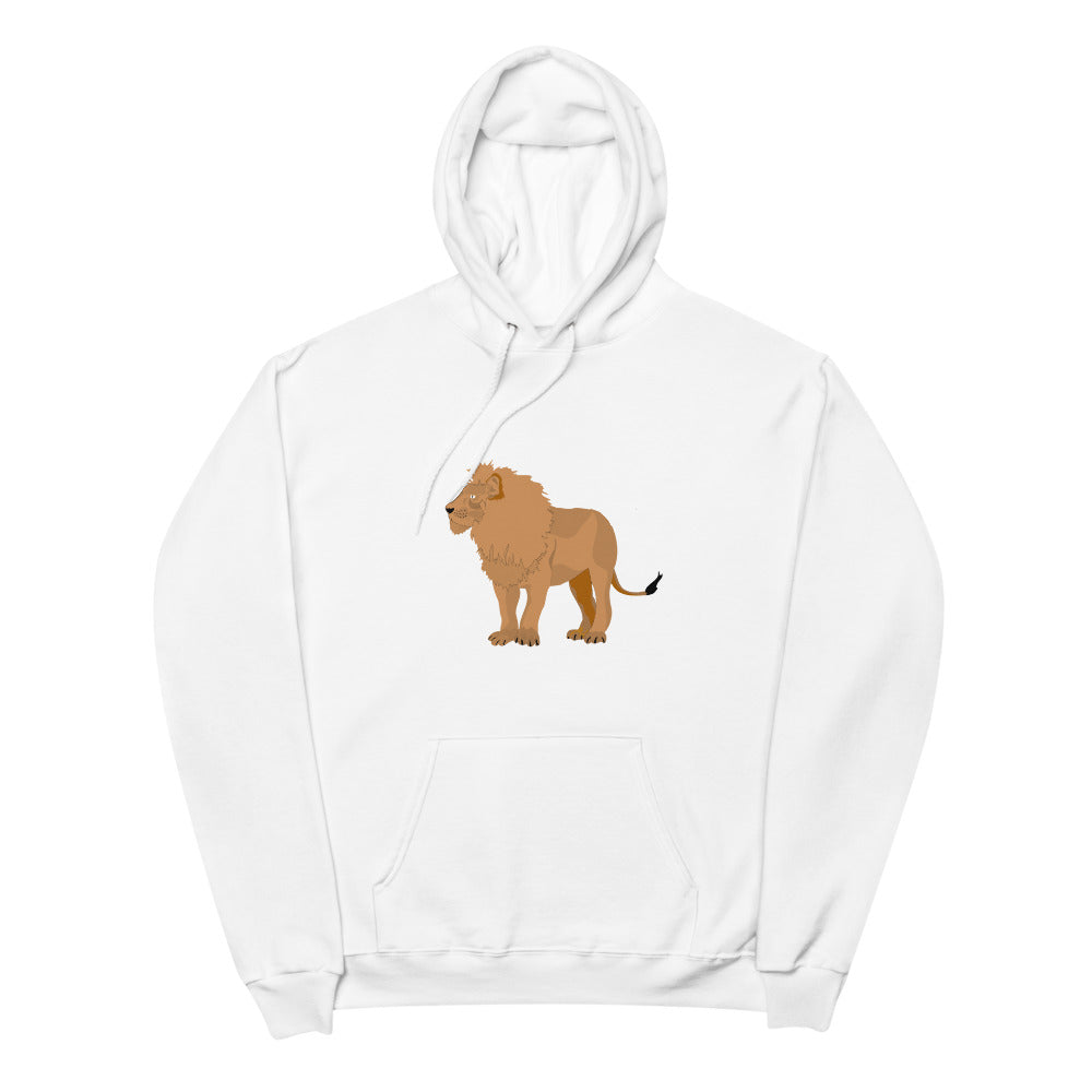 lion Unisex fleece hoodie