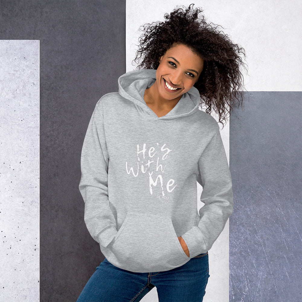 He's With Me/Wuff-Unisex Hoodie by Co-Tesh