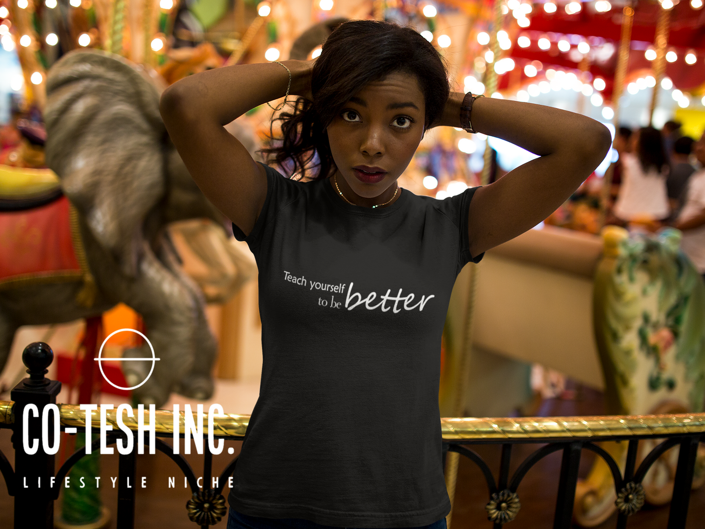 Teach Yourself to Be Better Short-Sleeve Unisex T-Shirt  | Expression Tees | Cotesh